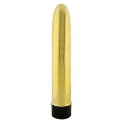 Slimline Smooth Multi Speed Vibrator Gold Slimline Smooth Multi Speed Vibrator Gold