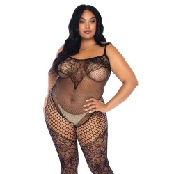 Leg Avenue Lace and Net Body Stocking UK 14 to 18 Leg Avenue Lace and Net Body Stocking UK 14 to 18