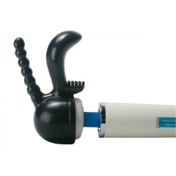 XR Triple Pleaser Wand Attachment Black XR Triple Pleaser Wand Attachment Black