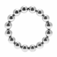 Master Series Meridian Stainless Steel Beaded Cock Ring ML Master Series Meridian Stainless Steel Beaded Cock Ring ML