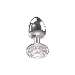 Adam And Eve Clear Gem Anal Plug Small Adam And Eve Clear Gem Anal Plug Small