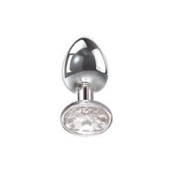 Adam And Eve Clear Gem Anal Plug Large Adam And Eve Clear Gem Anal Plug Large