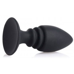 XR Strict Male Cock Ring Harness with Silicone Anal Plug XR Strict Male Cock Ring Harness with Silicone Anal Plug