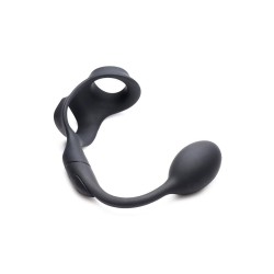 XR Alpha Pro 10X P Bomb Cock and Ball Ring With Anal Plug XR Alpha Pro 10X P Bomb Cock and Ball Ring With Anal Plug
