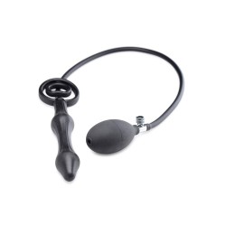 Master Series Devils Rattle Inflatable Anal Plug With Cock Ring Master Series Devils Rattle Inflatable Anal Plug With Cock Ring