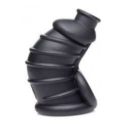 Master Series Dark Chamber Silicone Chastitys Cage Master Series Dark Chamber Silicone Chastitys Cage