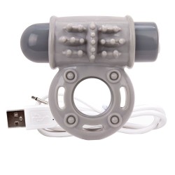 Screaming O Charged OWow Grey Vibrating Cock Ring Screaming O Charged OWow Grey Vibrating Cock Ring