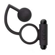 Anal Adventures Platinum Ball With Vibrating Cock Ring Anal Adventures Platinum Ball With Vibrating Cock Ring