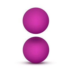 Luxe Pink Double O Kegel Balls Weighted 1.3 Ounce Luxe Pink Double O Kegel Balls Weighted 1.3 Ounce