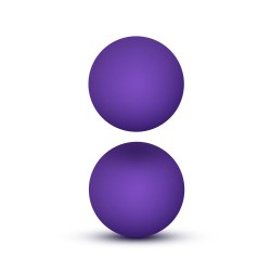 Luxe Purple Double O Kegel Balls Weighted 0.8 Ounce Luxe Purple Double O Kegel Balls Weighted 0.8 Ounce