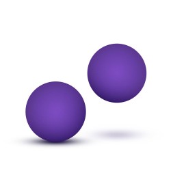Luxe Purple Double O Kegel Balls Weighted 0.8 Ounce Luxe Purple Double O Kegel Balls Weighted 0.8 Ounce