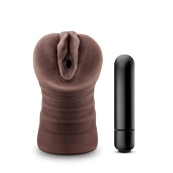 Hot Chocolate Brianna Vagina Vibrating Masturbator Hot Chocolate Brianna Vagina Vibrating Masturbator