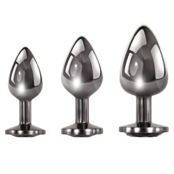 Evolved Black Gem Anal Plug Set Evolved Black Gem Anal Plug Set