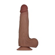 Evolved Real Flex Skin Poseable  Inch Dildo Flesh Brown Evolved Real Flex Skin Poseable  Inch Dildo Flesh Brown
