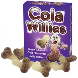 Sugar Coated Cola Flavoured Jelly Willies Sugar Coated Cola Flavoured Jelly Willies