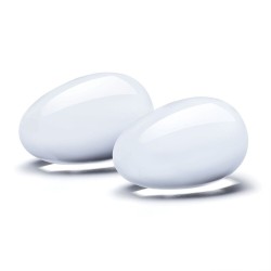 Glass Yoni Eggs 2 Piece Set Glass Yoni Eggs 2 Piece Set