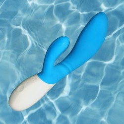 Lelo Ina Wave Ocean Blue Vibrator Lelo Ina Wave Ocean Blue Vibrator