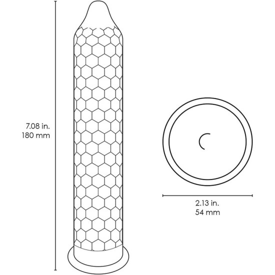 Lelo Hex Original Condoms 3 Pack Lelo Hex Original Condoms 3 Pack