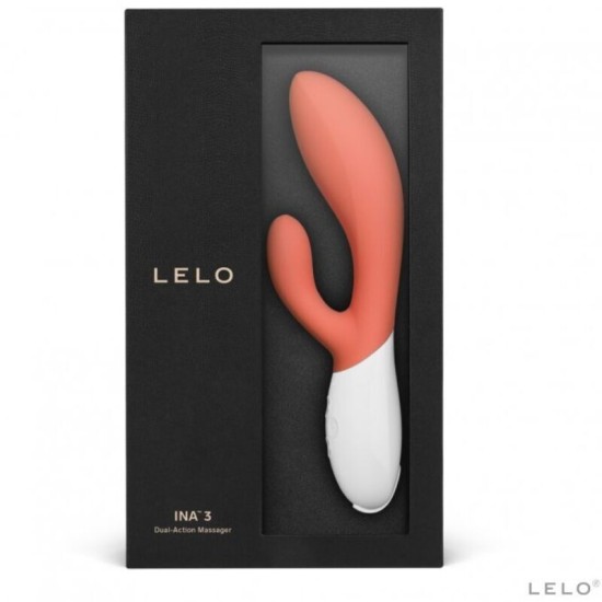 Lelo Ina 3 Dual Action Massager Coral Lelo Ina 3 Dual Action Massager Coral
