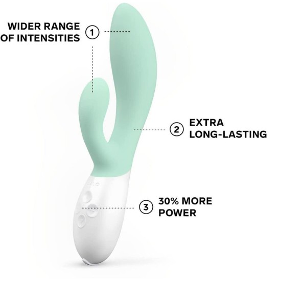 Lelo Ina 3 Dual Action Massager Seaweed Lelo Ina 3 Dual Action Massager Seaweed
