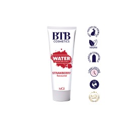 BTB Strawberry Flavoured Water Based Lubricant 100ml BTB Strawberry Flavoured Water Based Lubricant 100ml