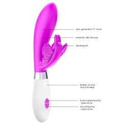 Luminous Alexios Ultra Soft Clit Stim Vibe Fuchsia Luminous Alexios Ultra Soft Clit Stim Vibe Fuchsia