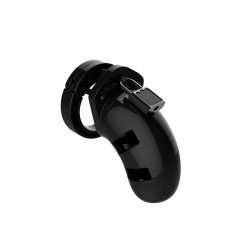 Man Cage 01 Male 3.5 Inch Black Chastity Cage Man Cage 01 Male 3.5 Inch Black Chastity Cage