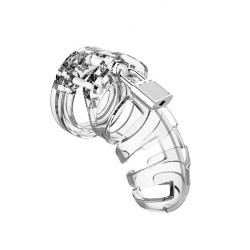 Man Cage 02 Male 3.5 Inch Clear Chastity Cage Man Cage 02 Male 3.5 Inch Clear Chastity Cage
