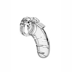 Man Cage 03 Male 4.5 Inch Clear Chastity Cage Man Cage 03 Male 4.5 Inch Clear Chastity Cage