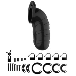 Man Cage 05 Male 5.5 Inch Black Chastity Cage Man Cage 05 Male 5.5 Inch Black Chastity Cage