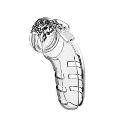 Man Cage 06 Male 5.5 Inch Clear Chastity Cage Man Cage 06 Male 5.5 Inch Clear Chastity Cage