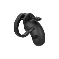 Man Cage 20 Male 3.5 Inch Black Silicone Chastity Cage Man Cage 20 Male 3.5 Inch Black Silicone Chastity Cage