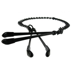 Master Series Reign Noir Black Nipple Tweezer Clamps Master Series Reign Noir Black Nipple Tweezer Clamps