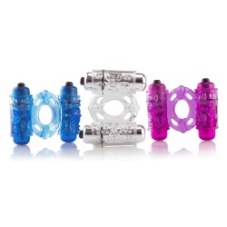Screaming O Wow Double Wammy Vibrating Cock Ring Screaming O Wow Double Wammy Vibrating Cock Ring