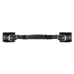 Ouch Adjustable Black Leather Handcuffs Ouch Adjustable Black Leather Handcuffs