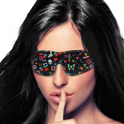 Ouch Old School Tattoo Printed Eye Mask Ouch Old School Tattoo Printed Eye Mask
