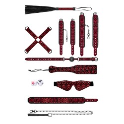 Ouch Luxury Bondage Kit Burgandy Ouch Luxury Bondage Kit Burgandy