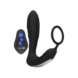 Ouch E Stimulation And Vibration Butt Plug And Cock Ring Ouch E Stimulation And Vibration Butt Plug And Cock Ring