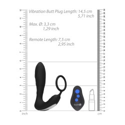 Ouch E Stimulation And Vibration Butt Plug And Cock Ring Ouch E Stimulation And Vibration Butt Plug And Cock Ring