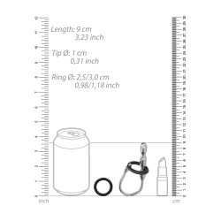 Ouch Urethral Sounding Stainless Steel Stretcher With Ring Ouch Urethral Sounding Stainless Steel Stretcher With Ring