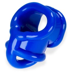 Oxballs Ballsling With Ballsplitter Cockring Police Blue Oxballs Ballsling With Ballsplitter Cockring Police Blue