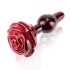 Icicles No. 76 Glass Rose Butt Plug