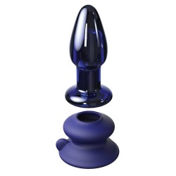 Icicles No. 85 Vibrating Glass Butt Plug Massager Icicles No. 85 Vibrating Glass Butt Plug Massager