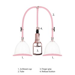 Pumped Breast Pump Medium Rose Gold Pumped Breast Pump Medium Rose Gold