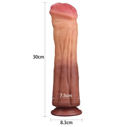 Lovetoy 12 Inch Dual Layered Silicone Horse Cock Lovetoy 12 Inch Dual Layered Silicone Horse Cock