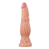Lovetoy 9.5 Inch Dual Layered Silicone Cock Flesh Pink Lovetoy 9.5 Inch Dual Layered Silicone Cock Flesh Pink