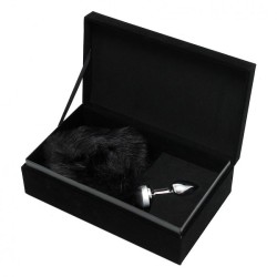 Small Butt Plug With Black Tail Small Butt Plug With Black Tail