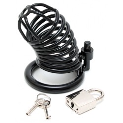 Metal Male Chastity Device With Padlock Metal Male Chastity Device With Padlock
