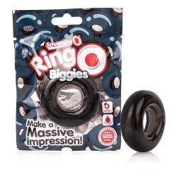 Screaming O RingO Biggies Black Cock Ring Screaming O RingO Biggies Black Cock Ring