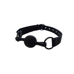 Rouge Garments Plain Black Collar and Gag Rouge Garments Plain Black Collar and Gag